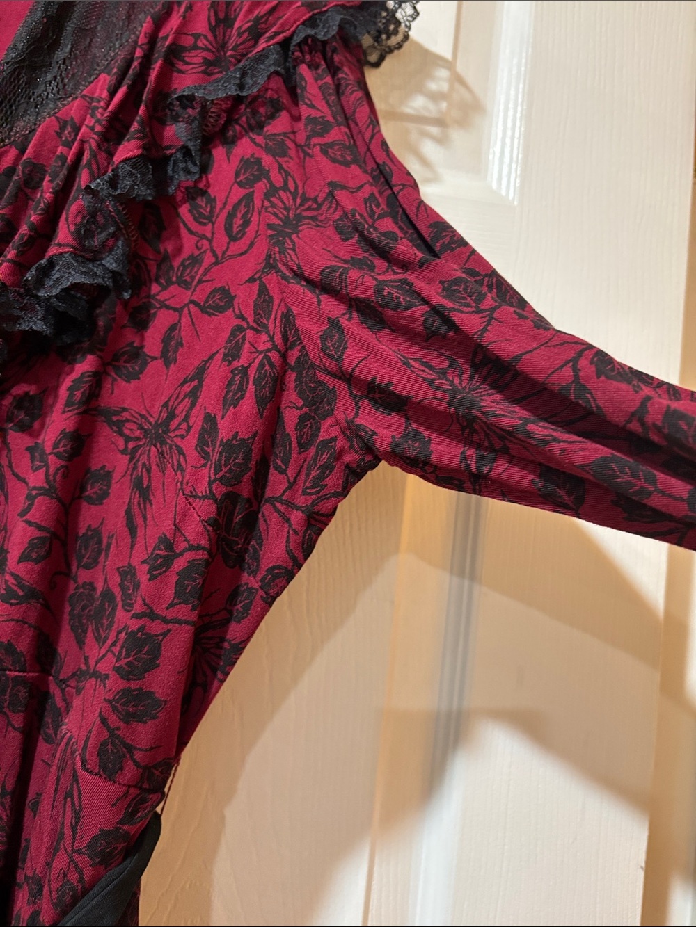 Midnight Hour Sigil Rose Victorian Lace Dress Size 2XL - Picture 6 of 11